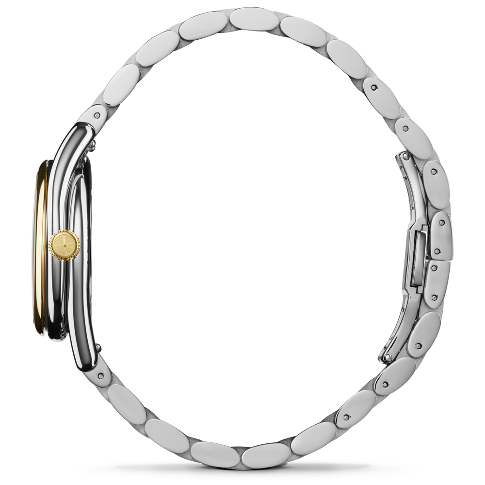 Diamond Derby Watch - White Mother of Pearl