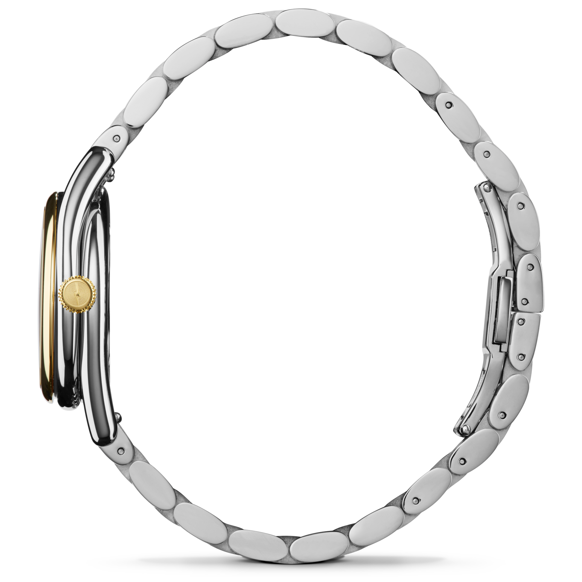 Diamond Derby Watch - White Mother of Pearl