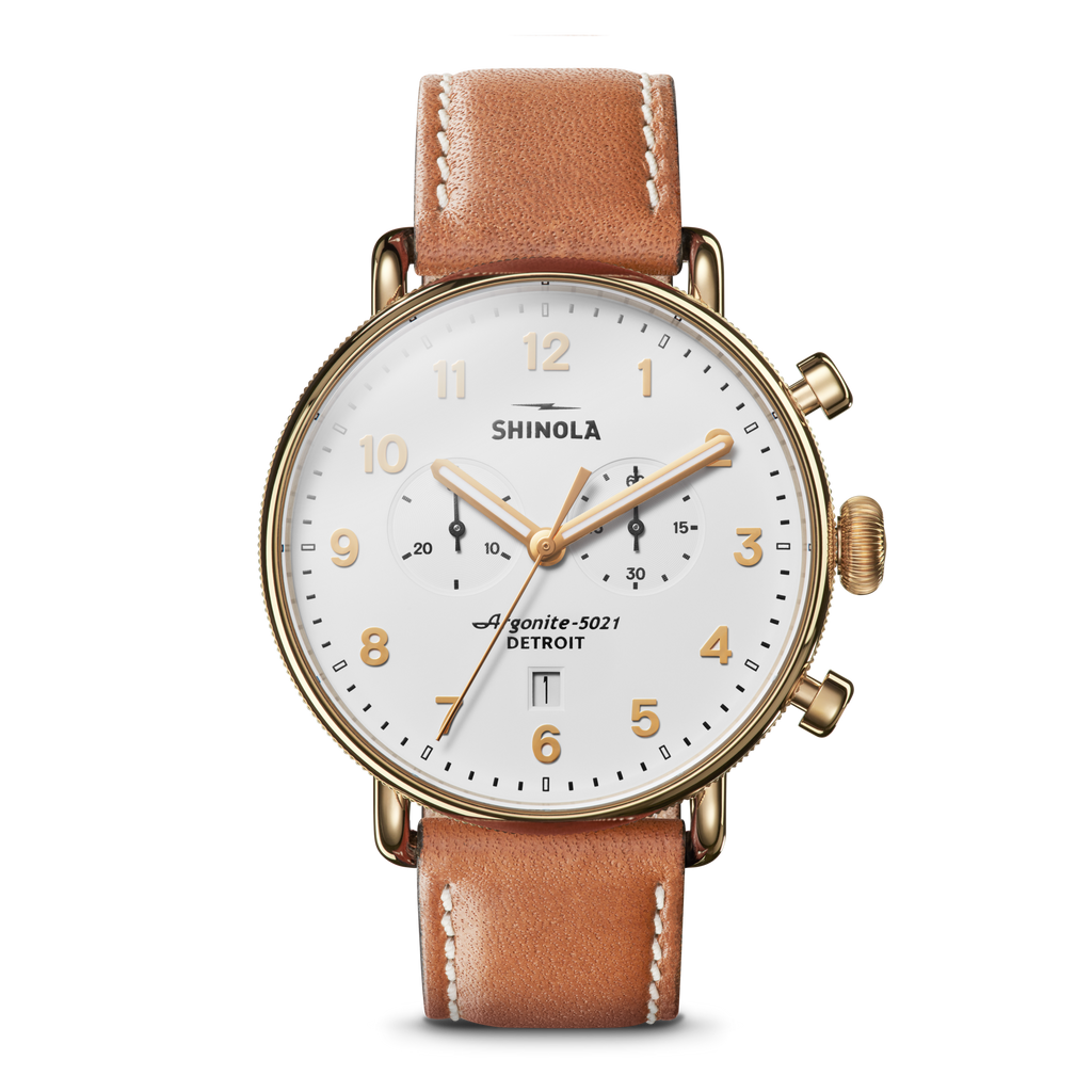 Canfield Chronograph Watch S0120044134-1-Wht-43-USA