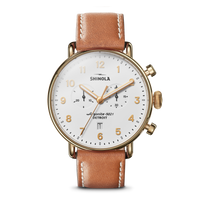 Canfield Chronograph Watch - White