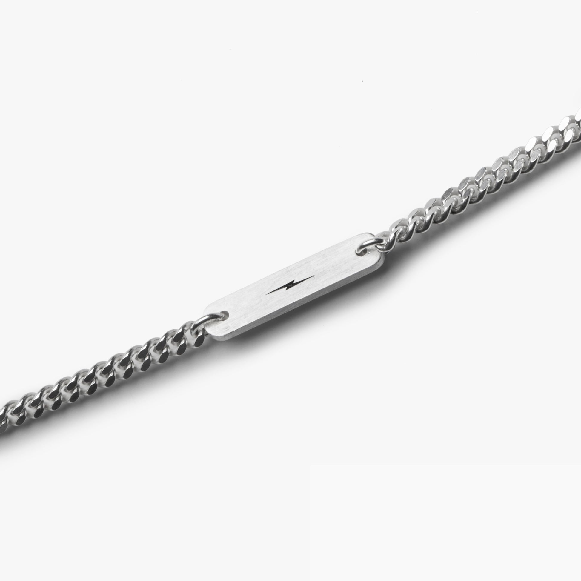 3mm Curb Chain Necklace - Sterling Silver