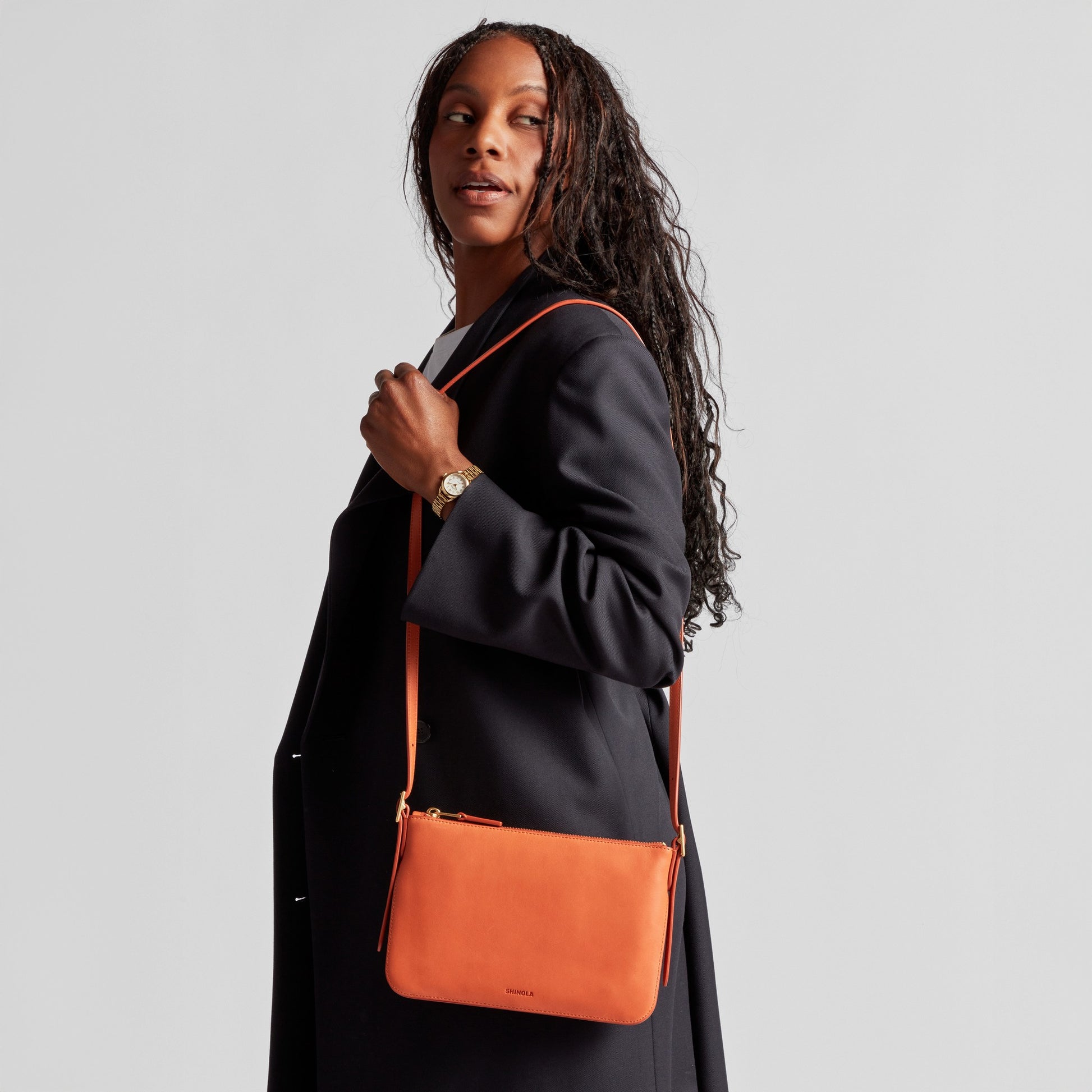 Small Bixby Crossbody - Rust