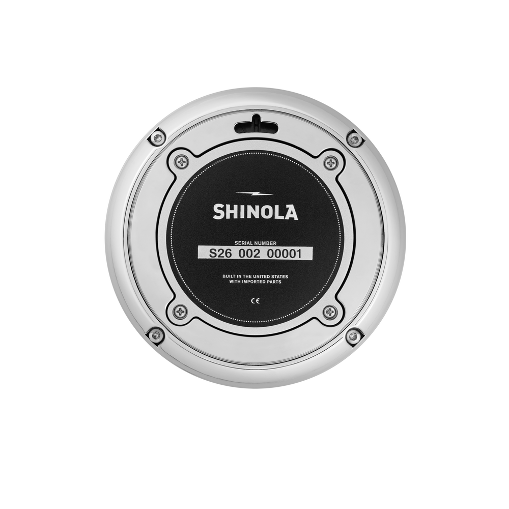 6" Runwell Clock - White