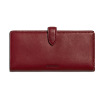 Continental Snap Wallet - Ruby