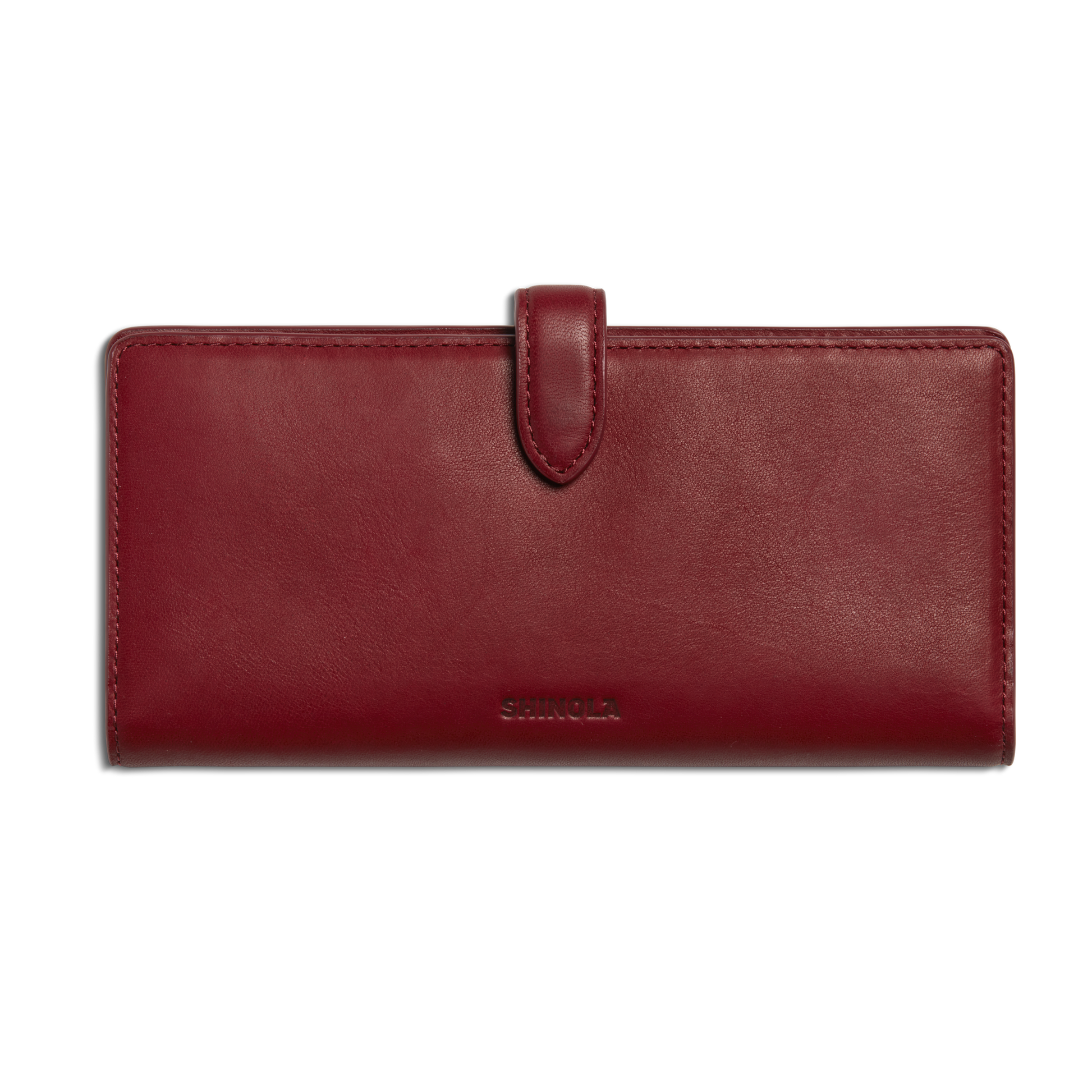 Continental Snap Wallet - Ruby