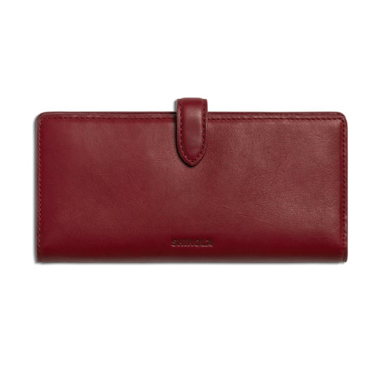 Continental Snap Wallet - Ruby