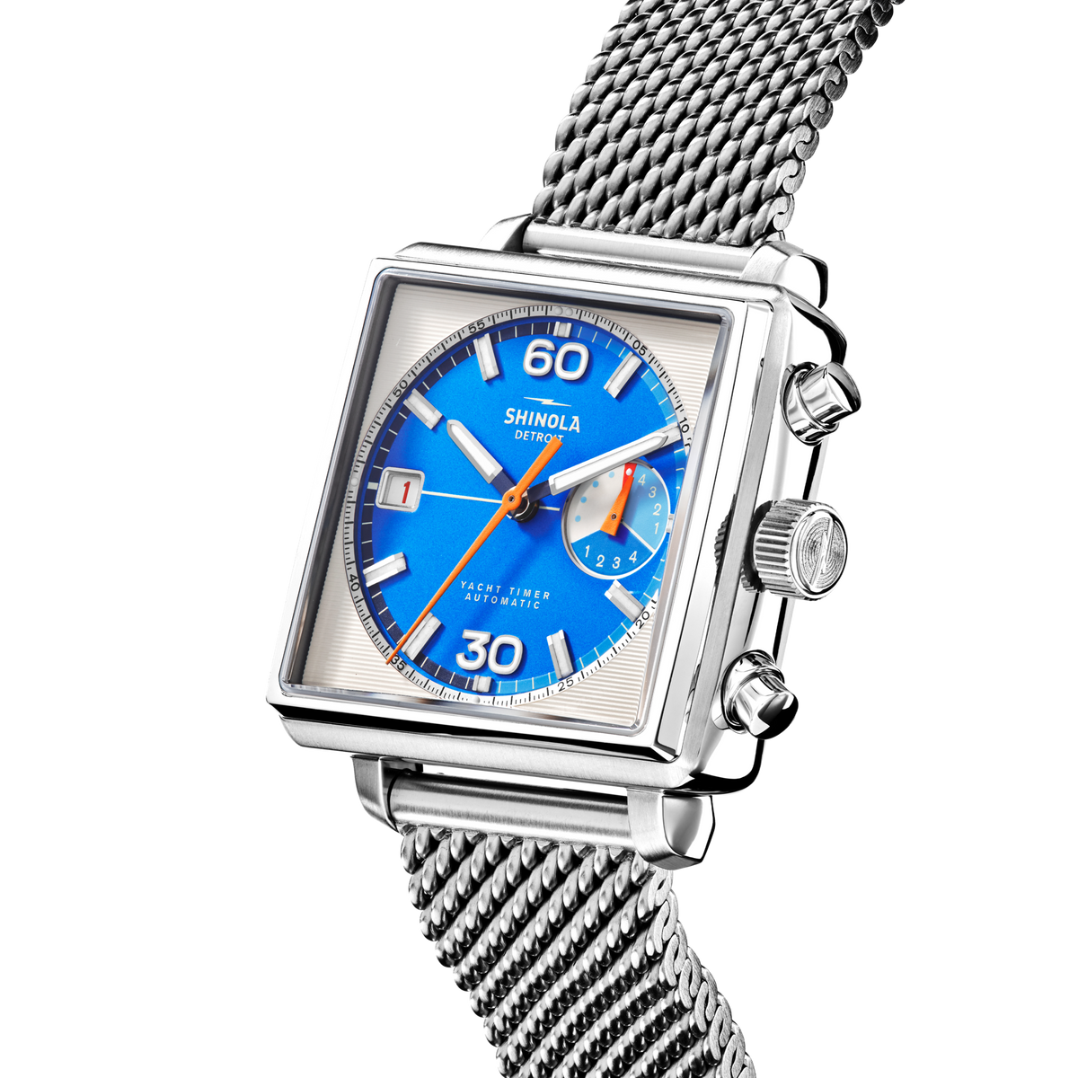Mackinac Automatic Watch - Off-White / Bermuda Blue