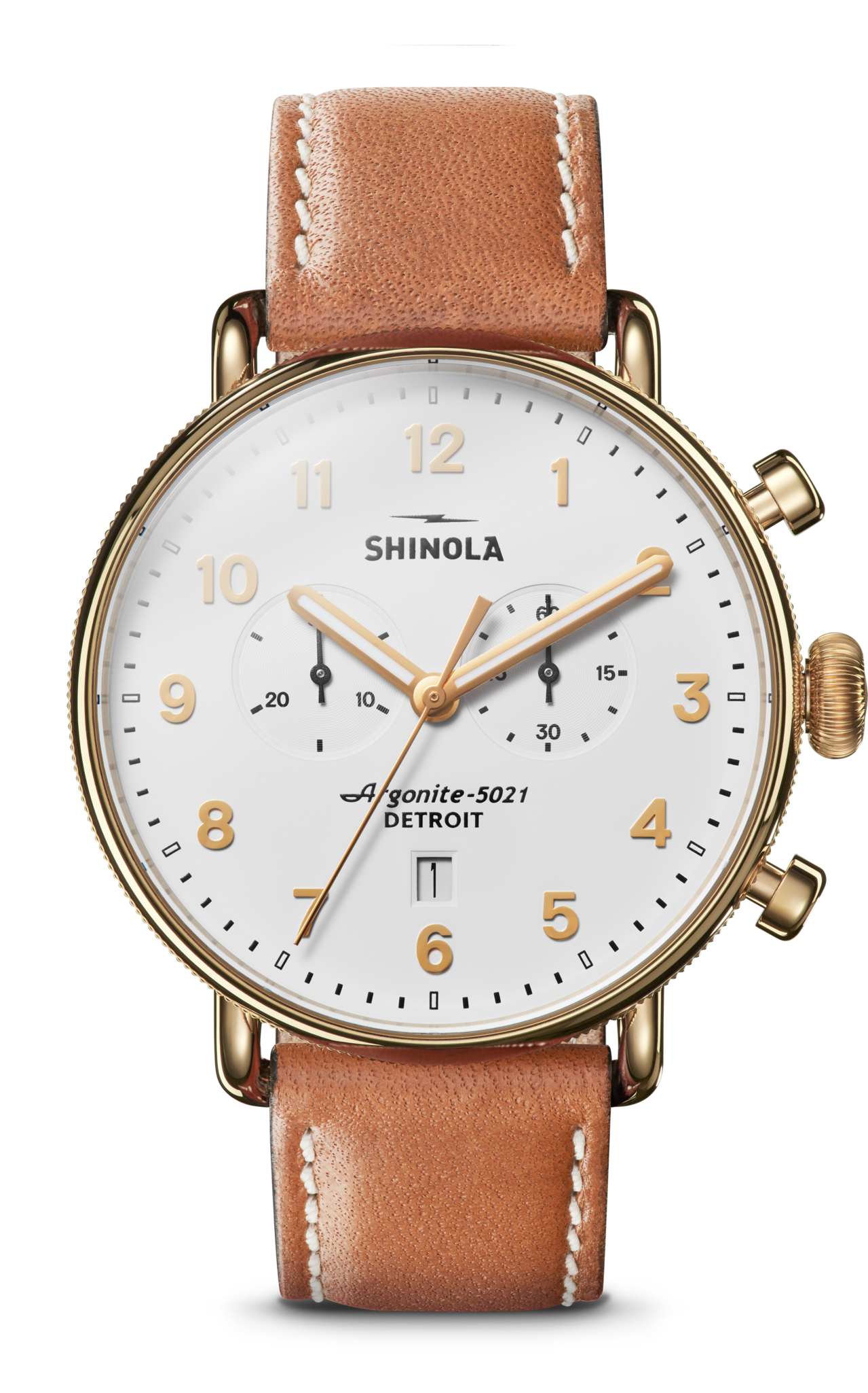 Canfield Chronograph Watch - White