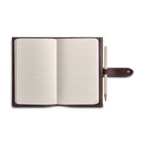 Medium Snap Journal Cover - Dark Brown Vachetta
