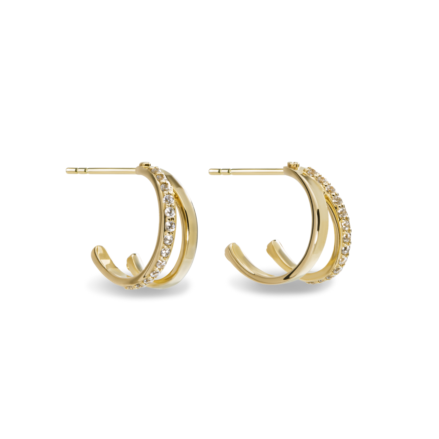 Diamond Rivet Huggies