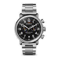 Runwell Chronograph Watch - Black