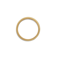 4mm Textured Beveled Yellow Gold Band