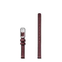 8mm Merlot Leather Watch Strap - Merlot