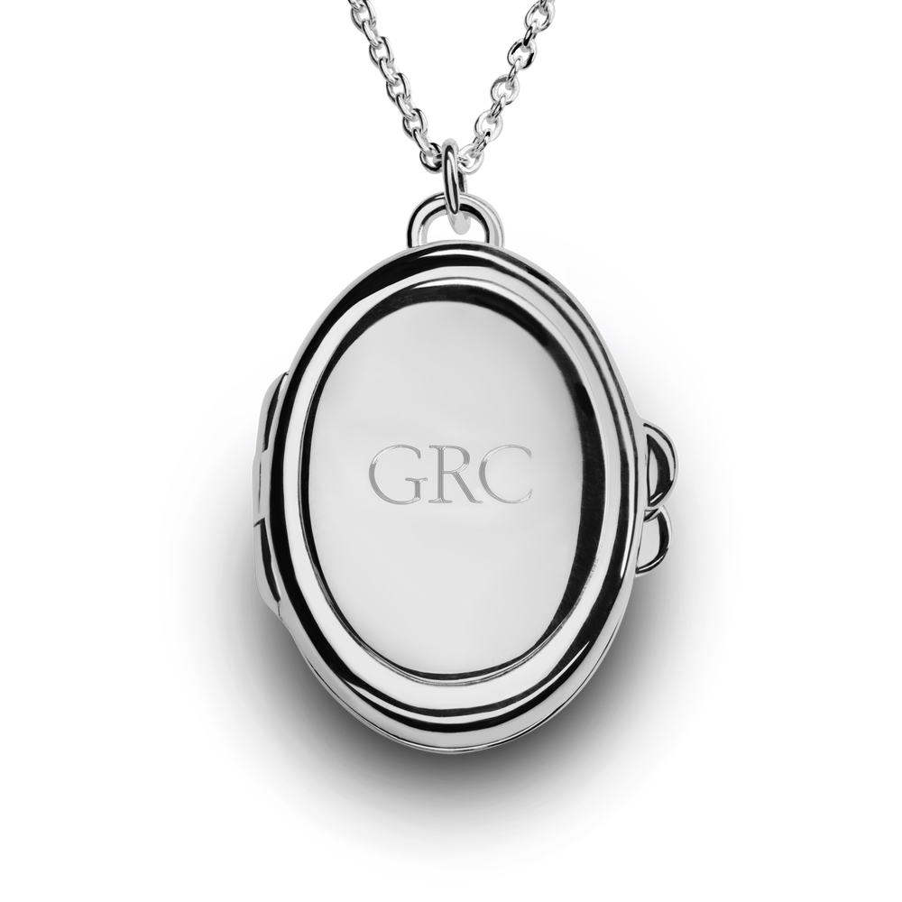 Heirloom Statement Locket Necklace - Sterling Silver