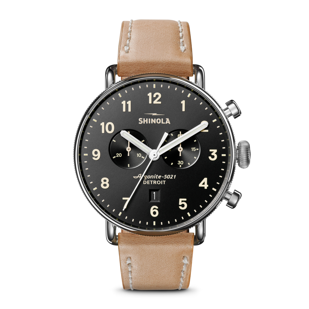 Canfield Chronograph Watch - Black
