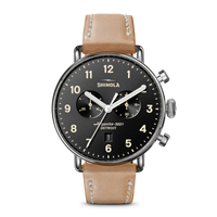 Canfield Chronograph Watch - Black