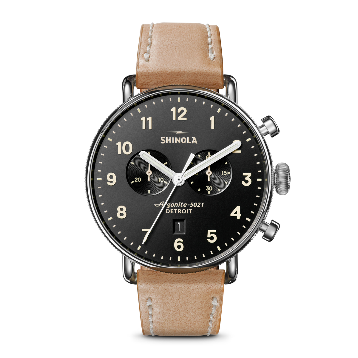 Canfield Chronograph Watch - Black