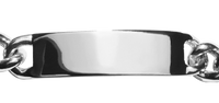 Bike Lock ID Bracelet - Sterling Silver