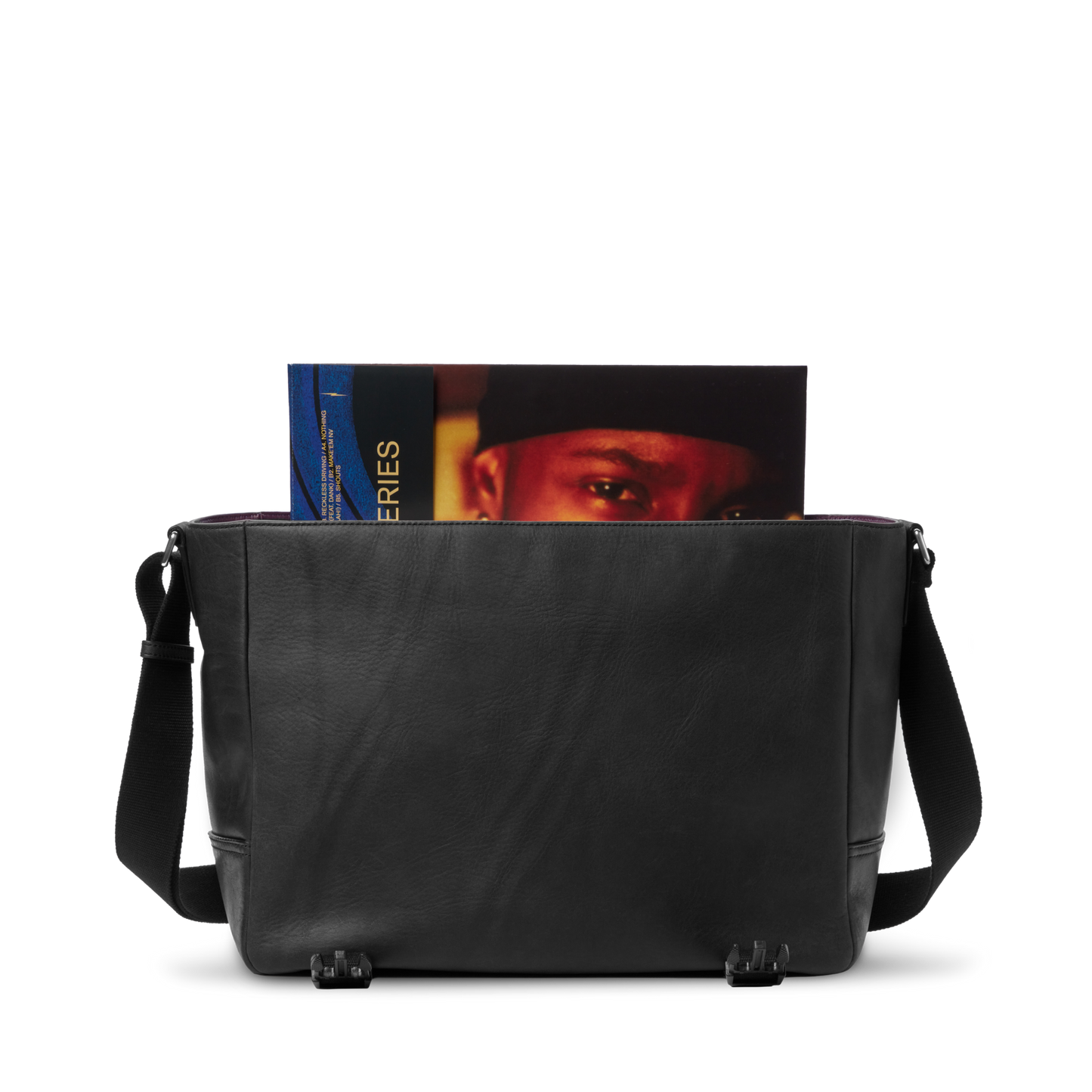 J Dilla Record Messenger Bag - Black