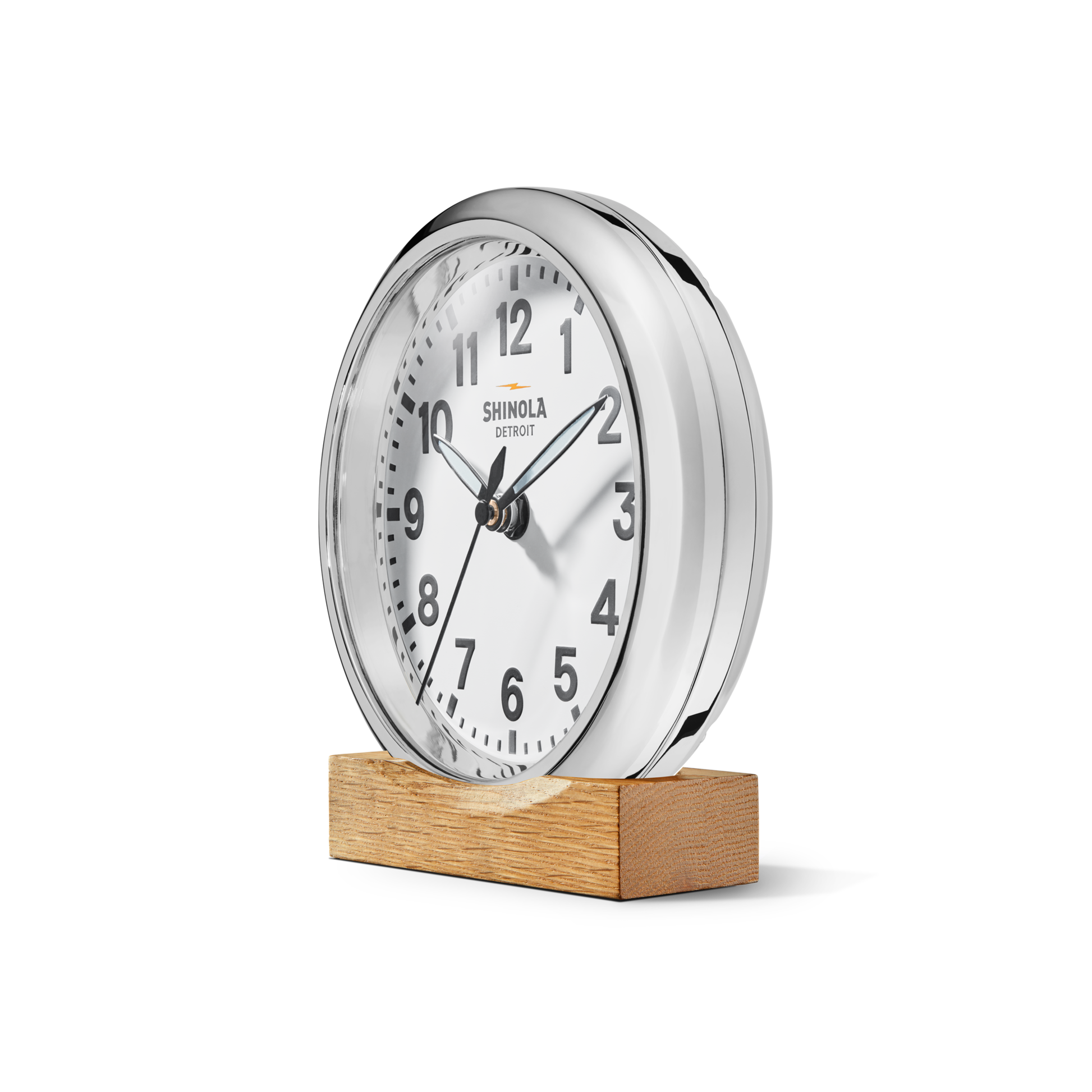 6" Runwell Clock - White