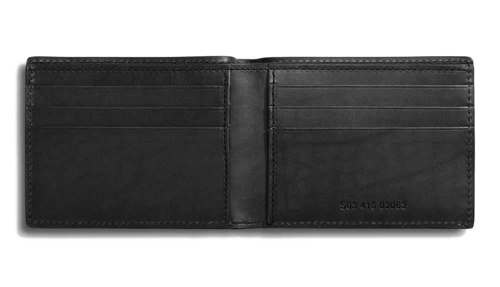 Slim Bifold Wallet - Black