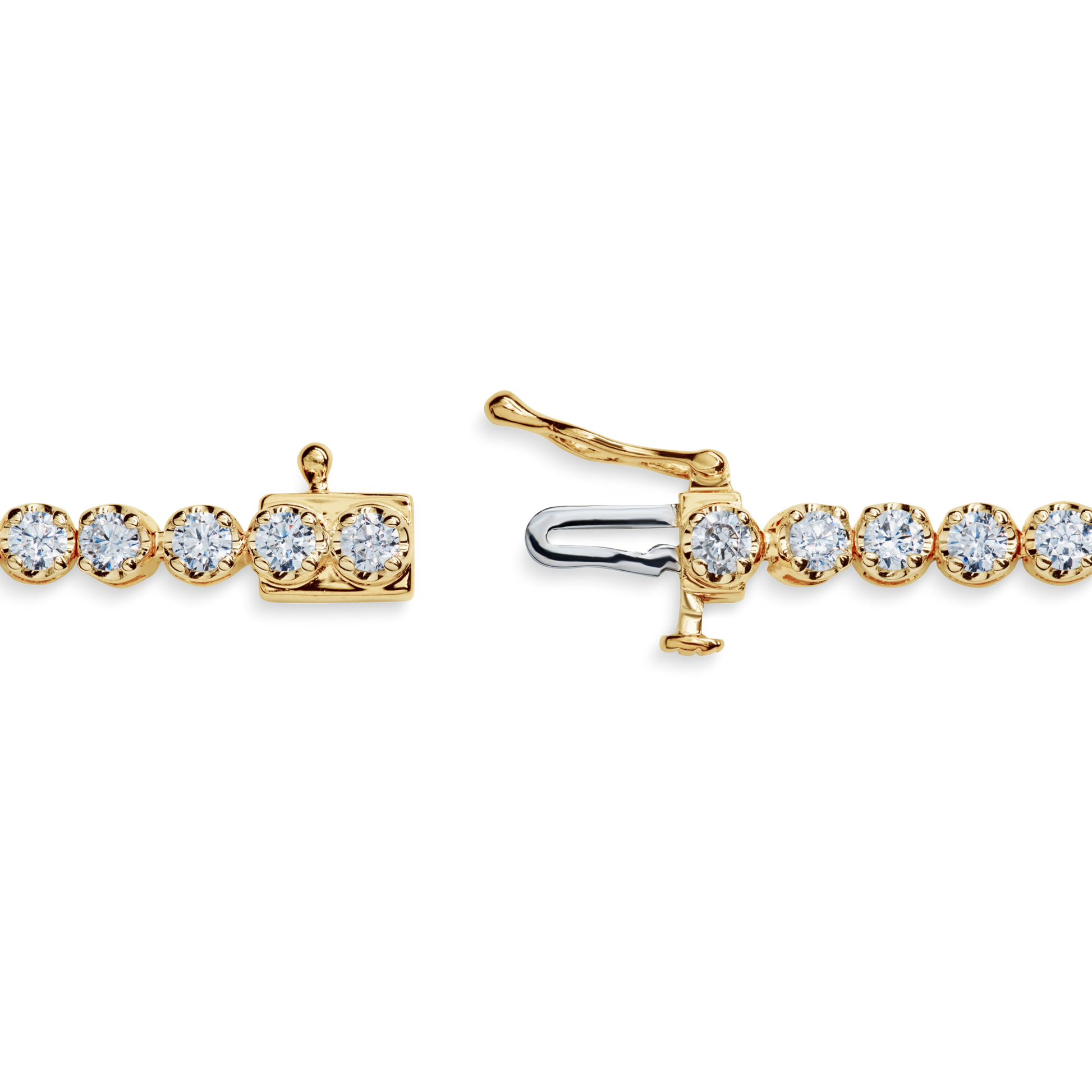 3 Carat Diamond Tennis Bracelet - Yellow Gold