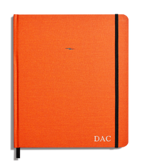 Large Hard Plain Sketchbook - Bold Orange