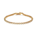 2 Carat 7" Diamond Tennis Bracelet - Yellow Gold