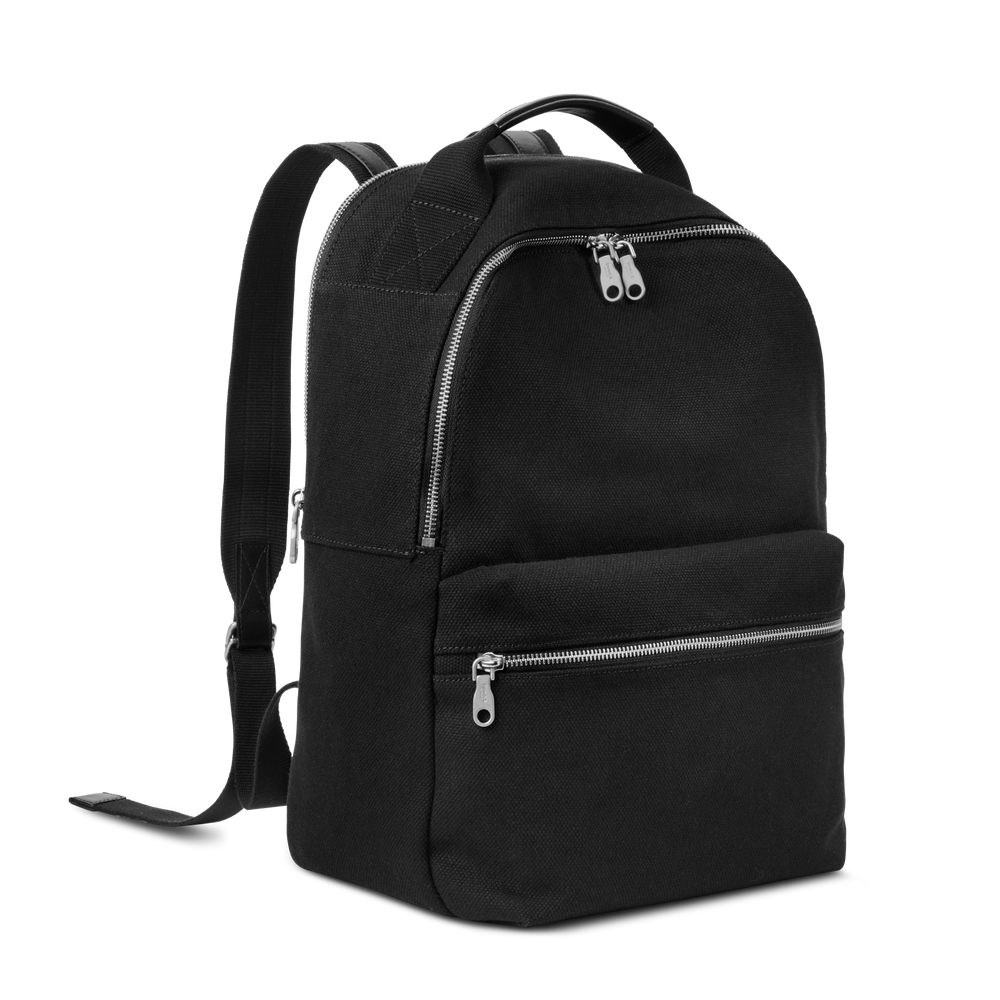 Runwell Canvas Backpack - Black