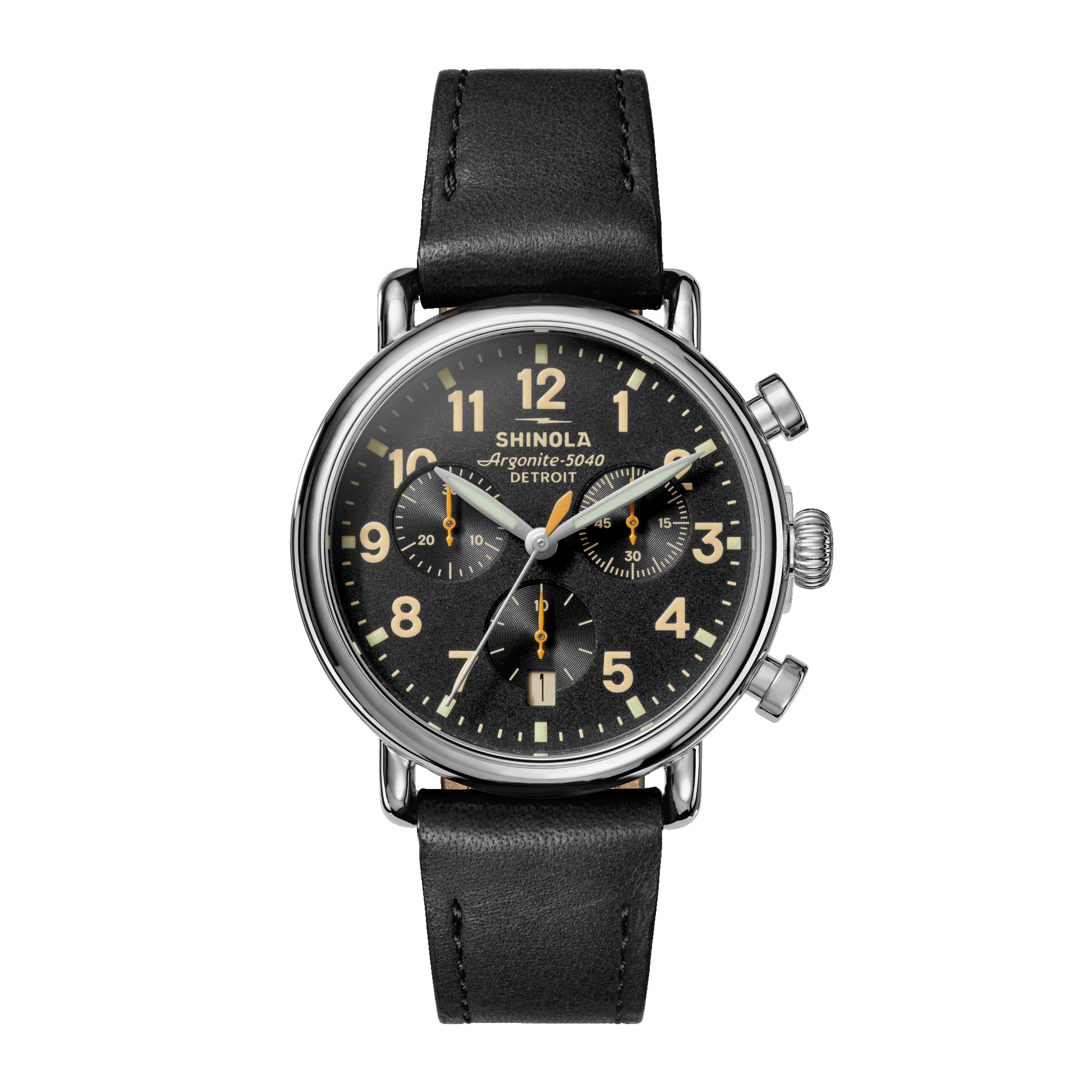 Runwell Chronograph Watch - Exclusive Black