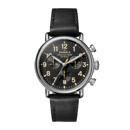 Runwell Chronograph Watch - Exclusive Black