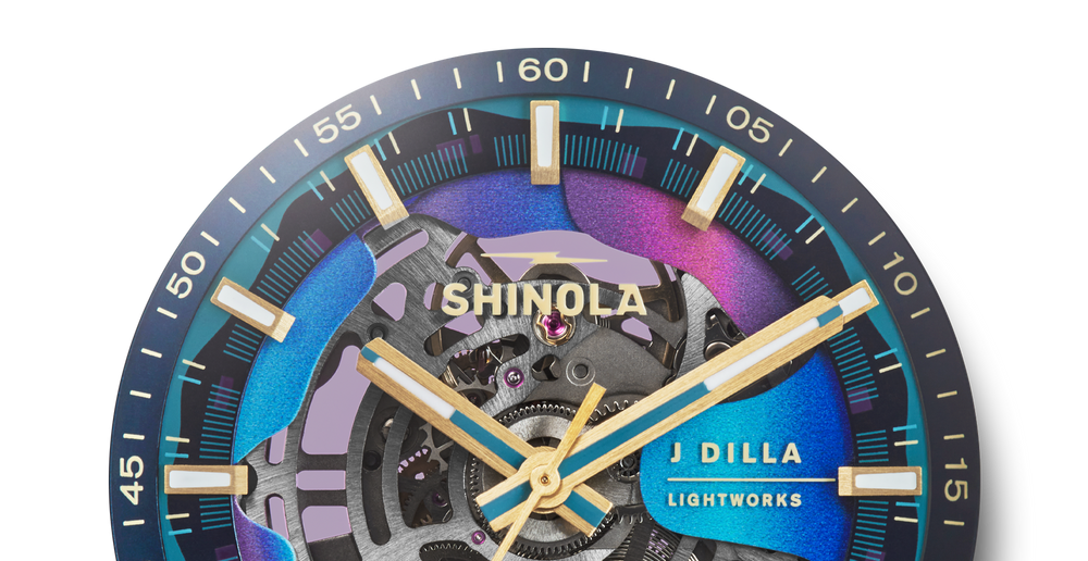 J Dilla Runwell Automatic Watch - Midnight Blue