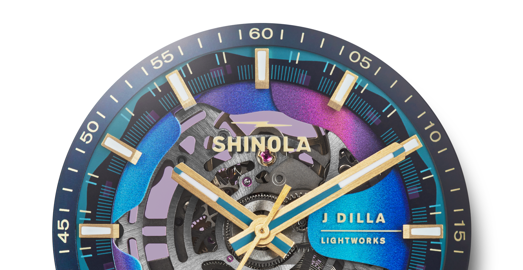 J Dilla Runwell Automatic Watch - Midnight Blue