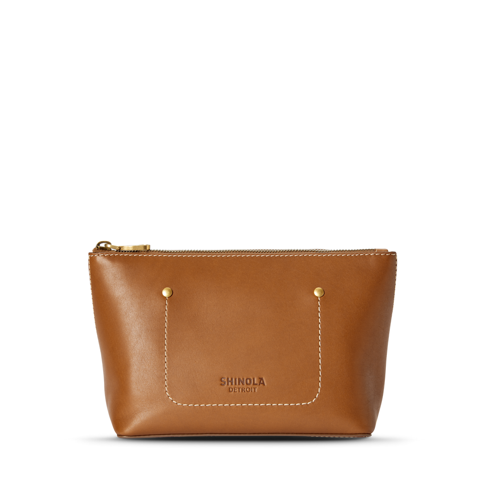 Pocket Cosmetic Case - Tan