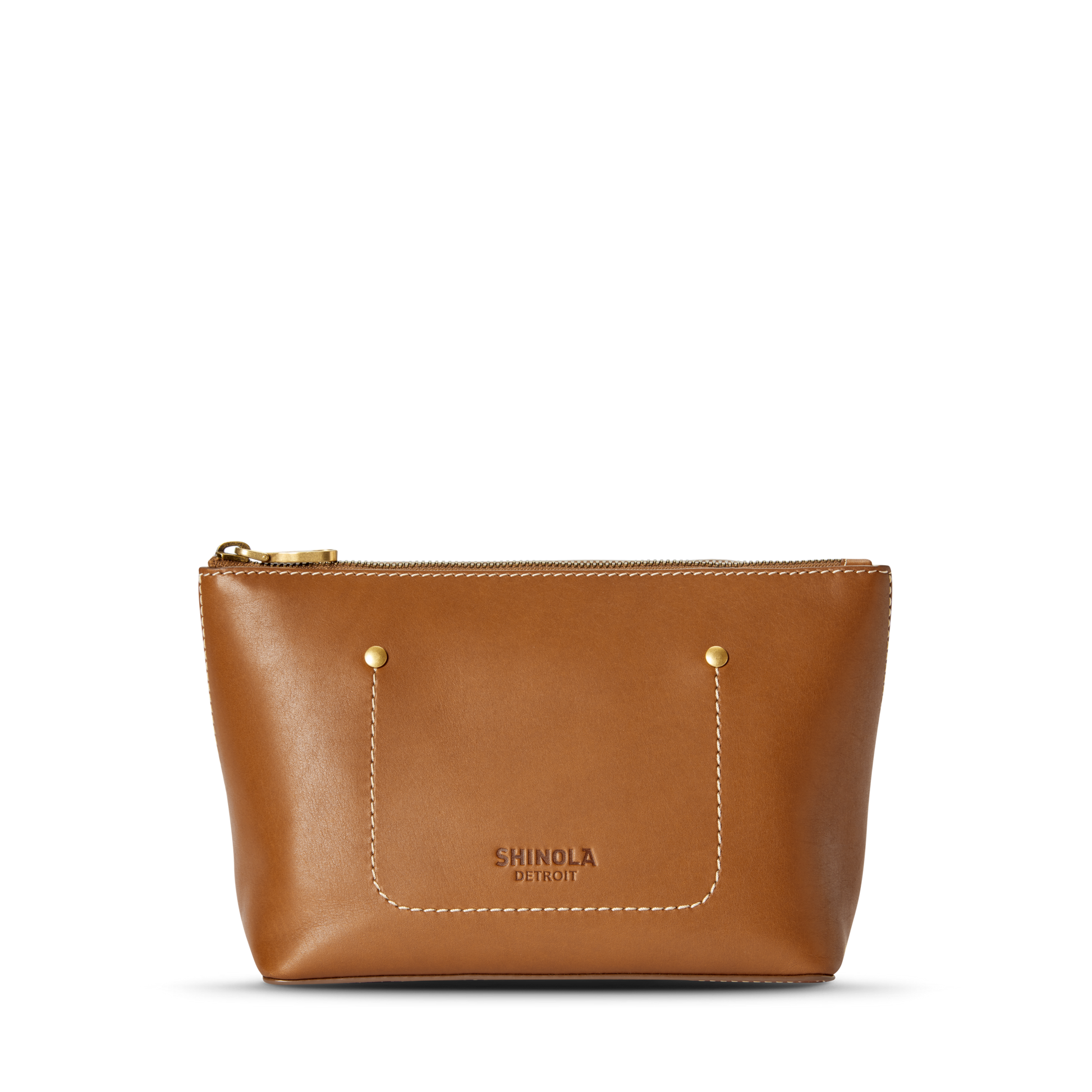 Pocket Cosmetic Case - Tan