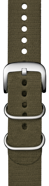 22mm Khaki G10 Nylon Watch Strap - Khaki