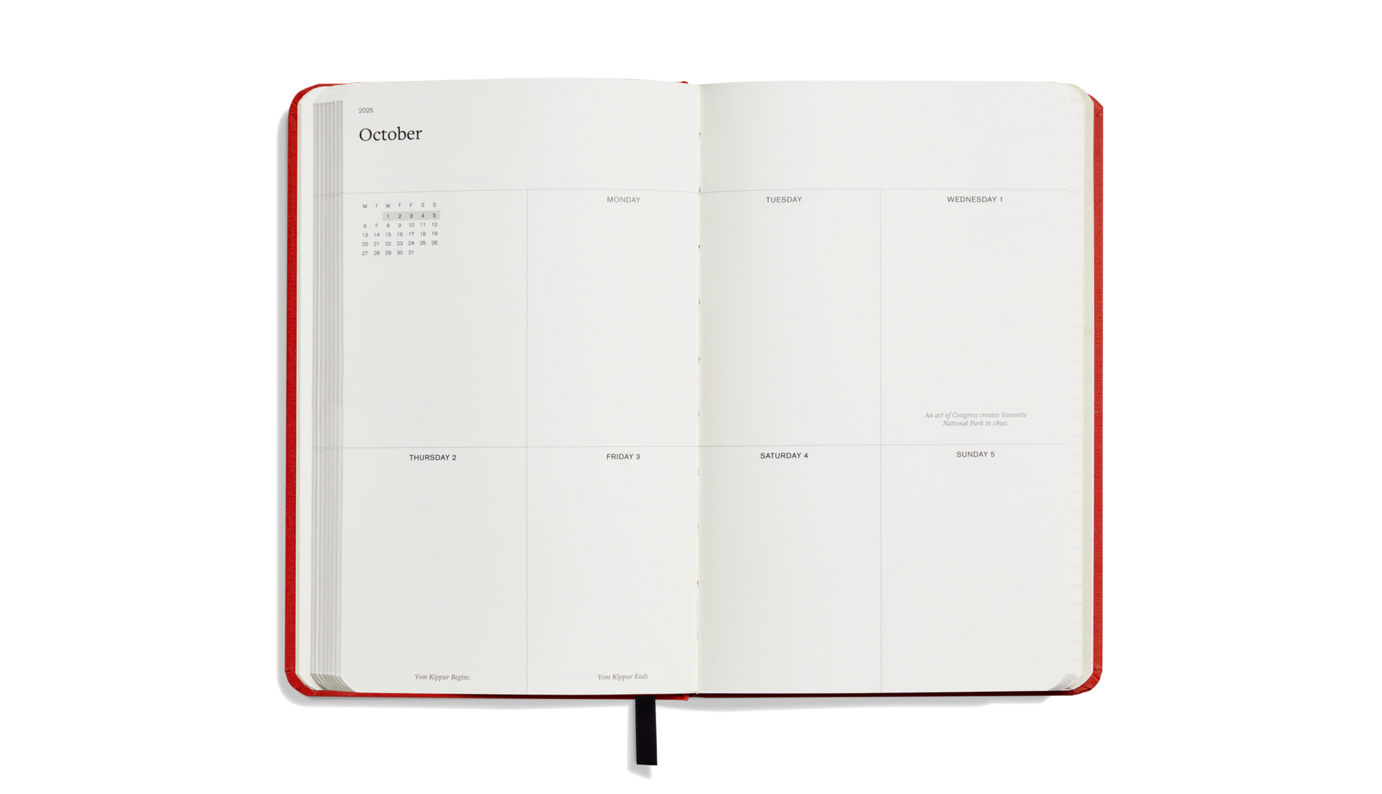 2025 12-Month Runwell Planner - Tomato