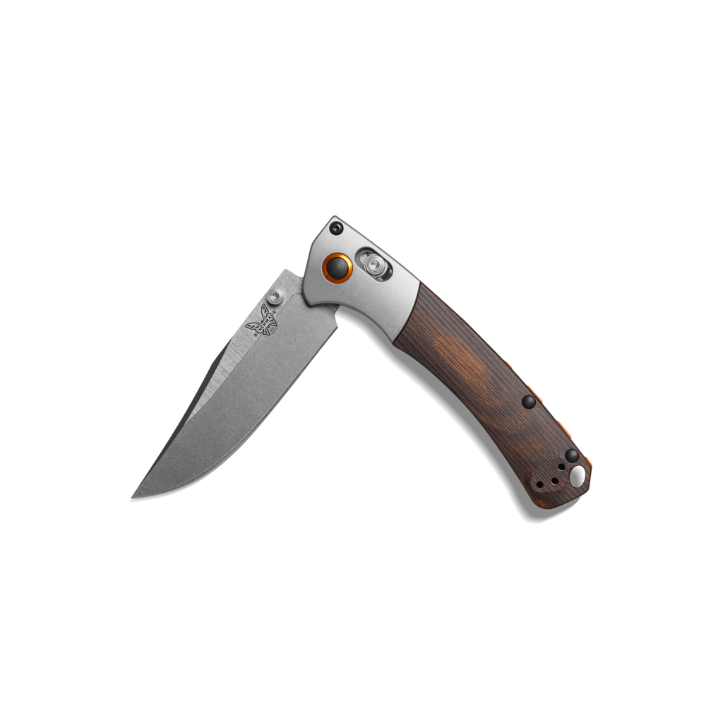 Shinola + Benchmade Mini Crooked River Pocket Knife - Steel