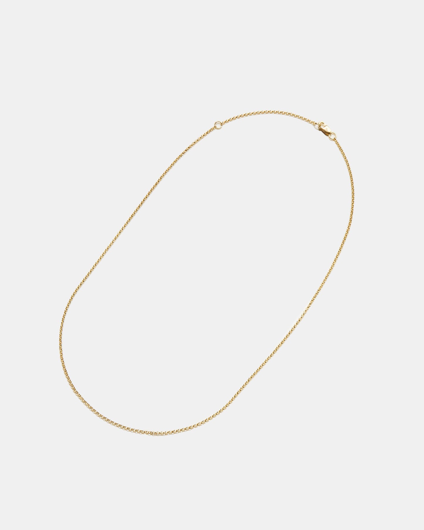 Medium Rolo Cable Link Necklace - Yellow Gold