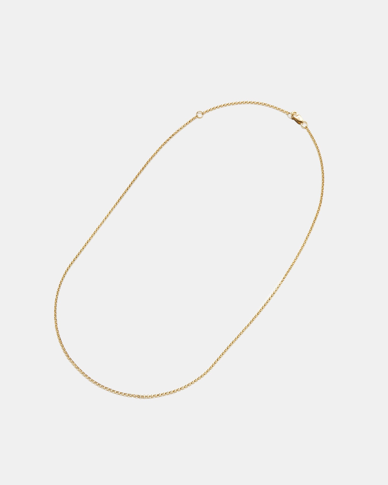 Medium Rolo Cable Link Necklace - Yellow Gold