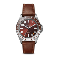 Monster GMT Automatic Watch - Whiskey