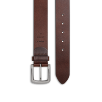 1 1/2" Essential Belt Natural Leather - Dark Brown