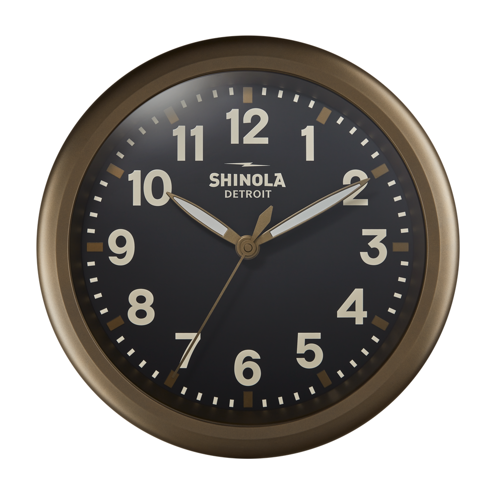 14" Runwell Clock - Black