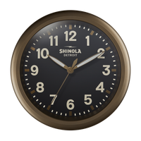 14" Runwell Clock - Black