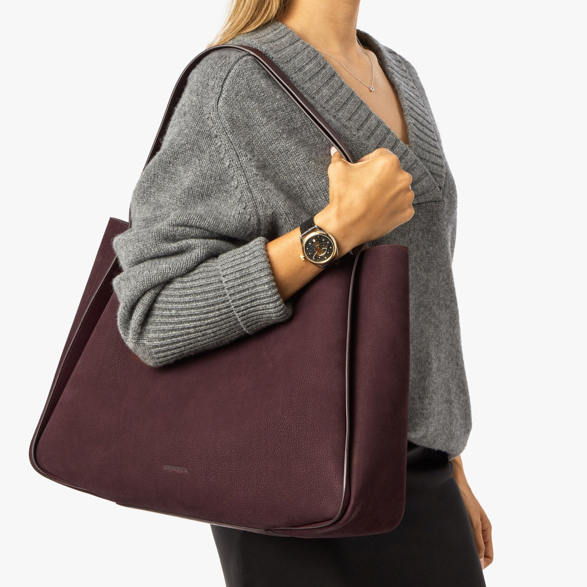 Derby Tote Bag - Merlot