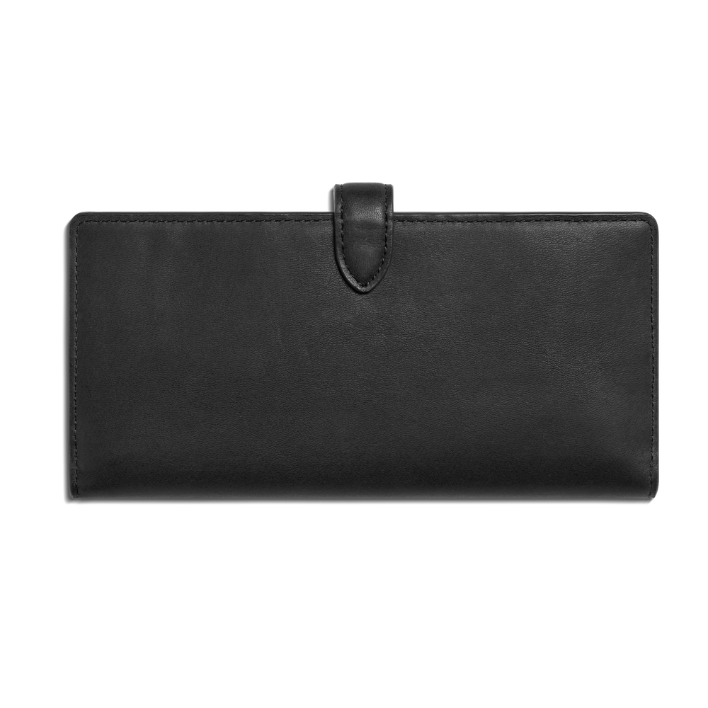 Continental Snap Wallet - Black
