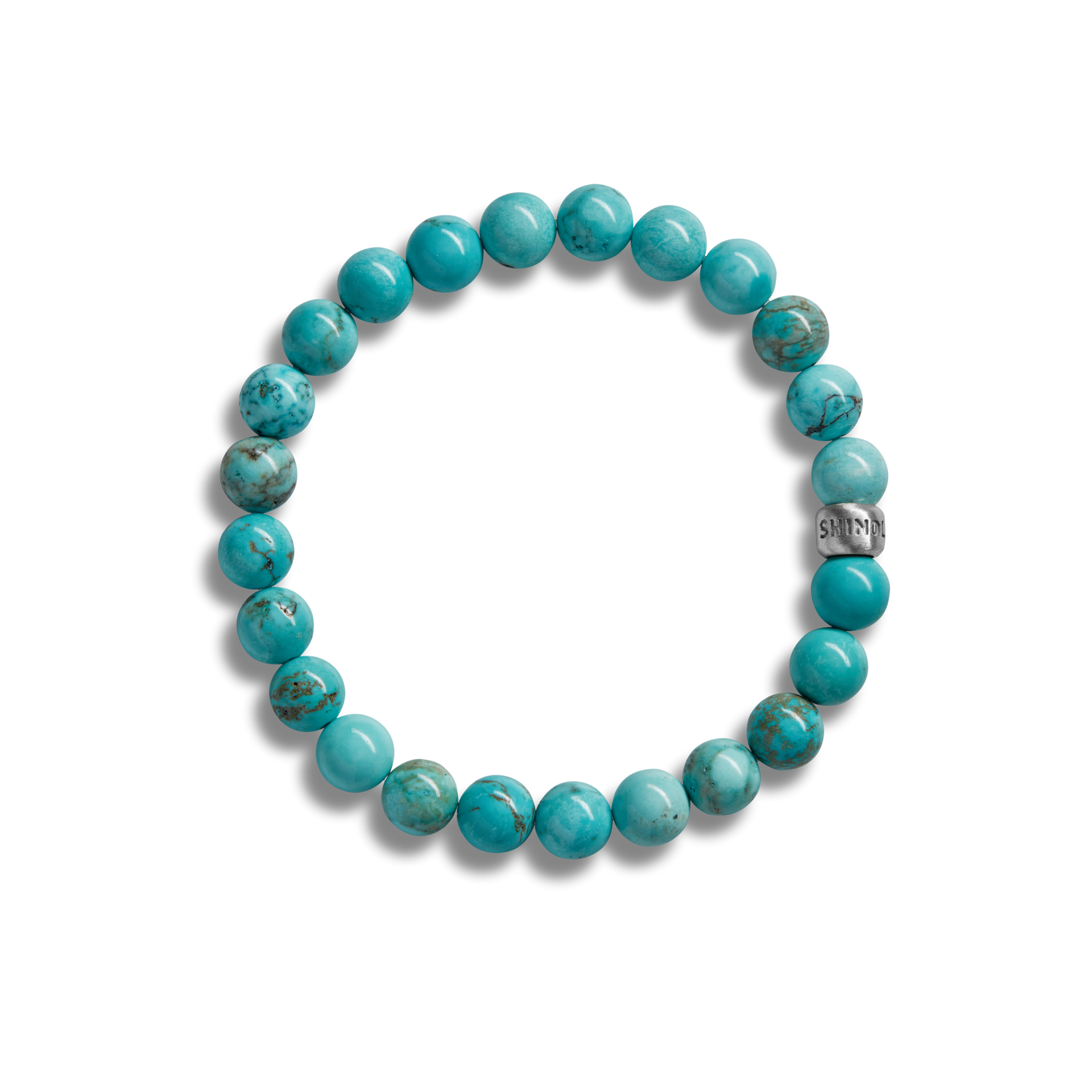 8mm Beaded Bracelet Turquoise
