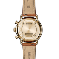 Runwell Chronograph Watch - Tan Leather Strap
