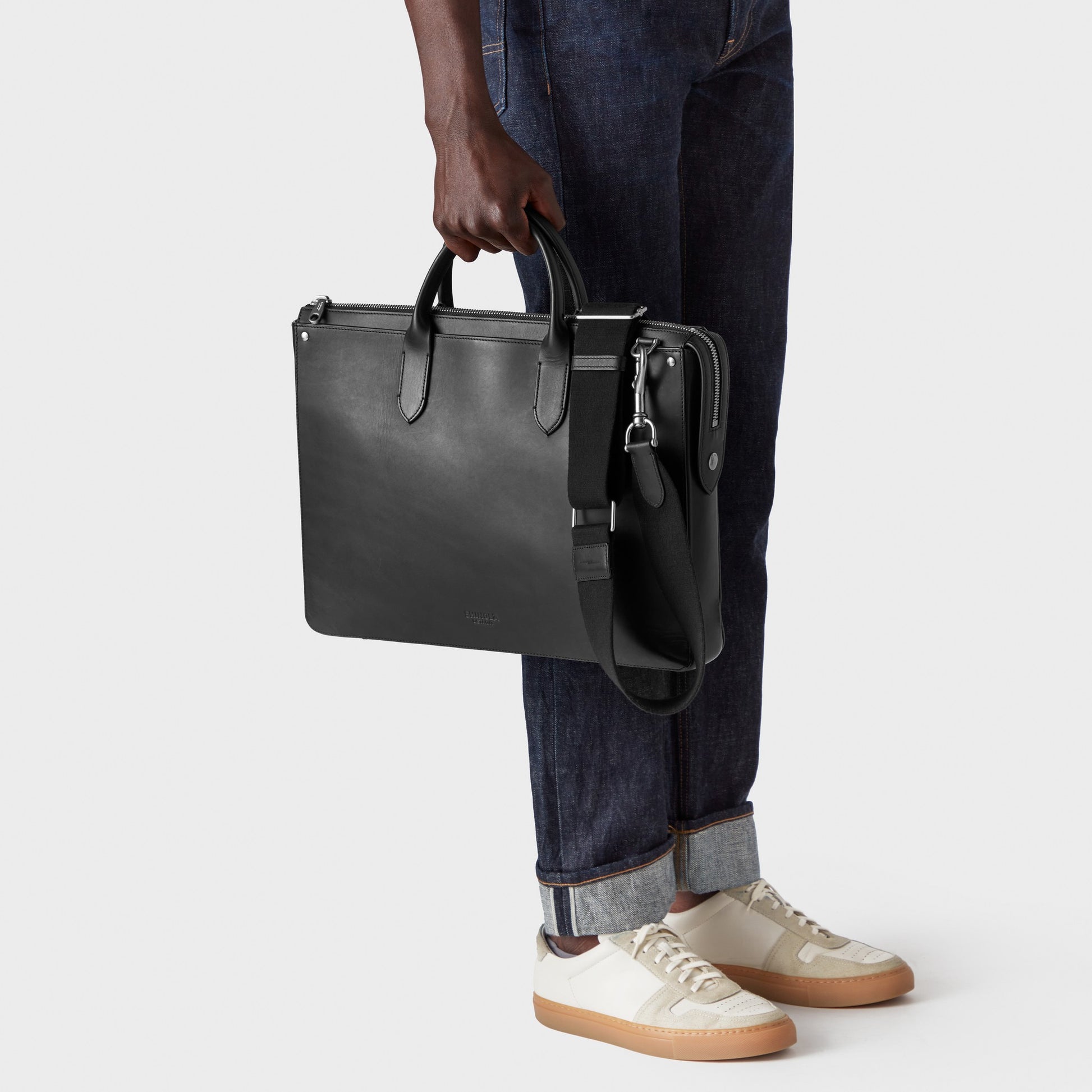 Slim Traveler Briefcase - Black