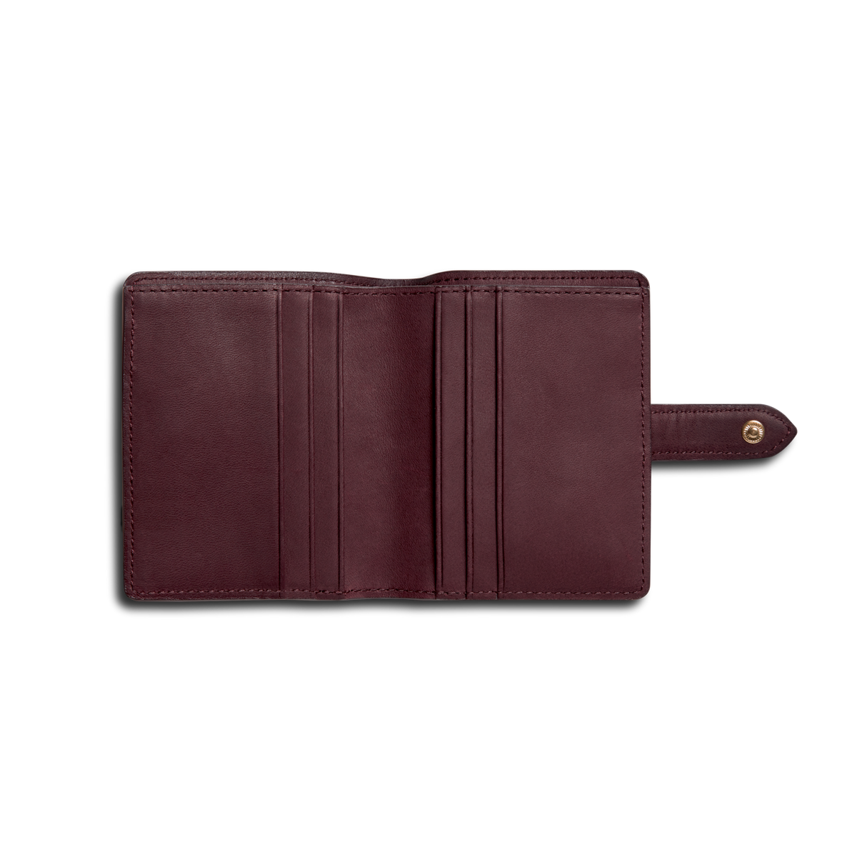 Small Snap Wallet - Merlot